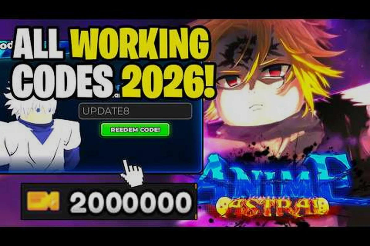Código do Anime Astral Simulator Onde Inserir: Passos de Resgate no Menu