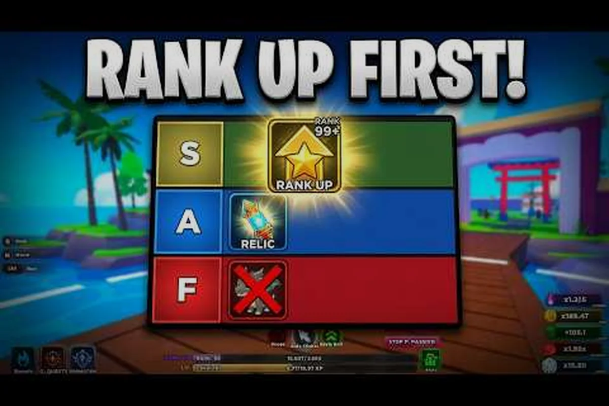 Benefícios do Rank Up do Anime Astral Simulator: Dano, Poder e Ordem
